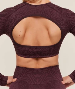 Adapt Animal Long Sleeve Crop Top