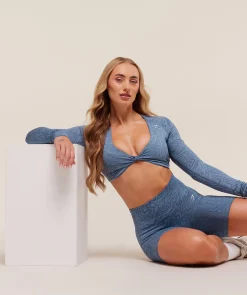Adapt Animal Long Sleeve Crop Top