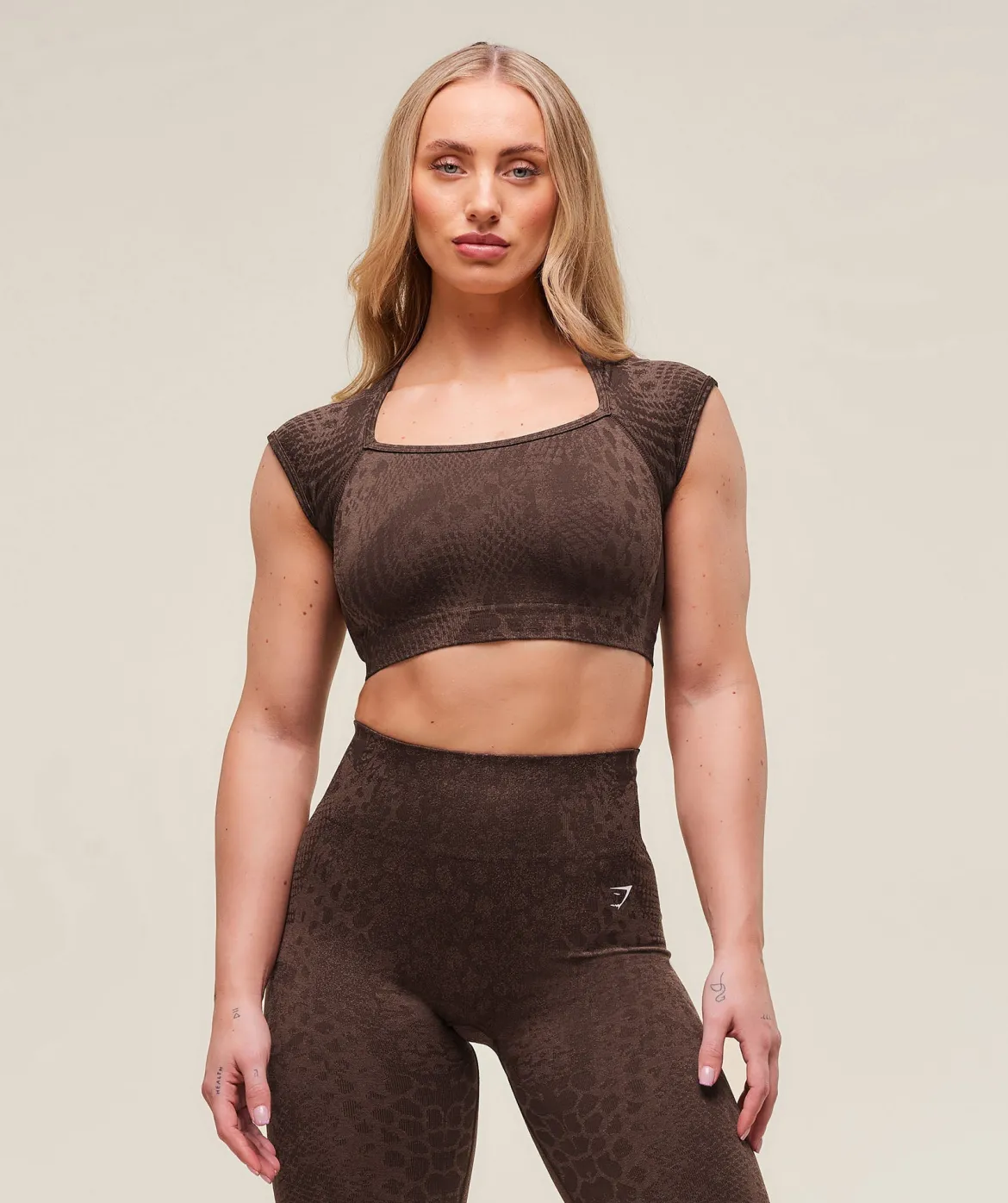 Adapt Animal X Whitney Seamless Crop Top