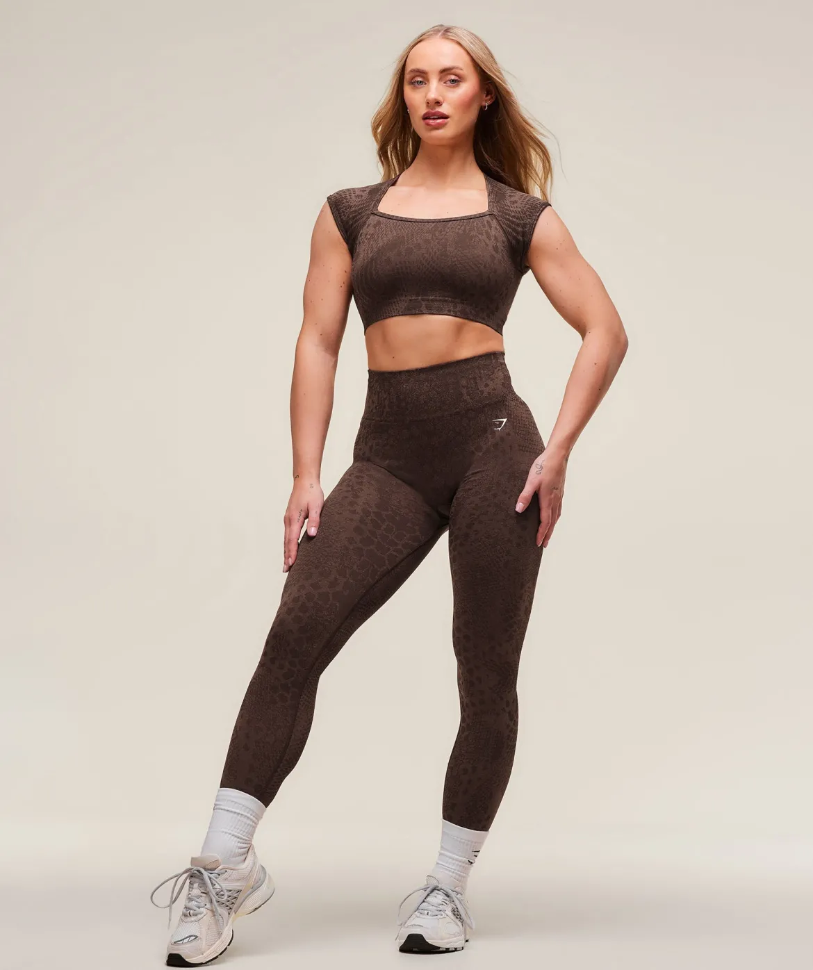 Adapt Animal X Whitney Seamless Crop Top