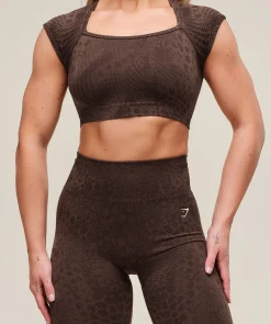 Adapt Animal X Whitney Seamless Crop Top