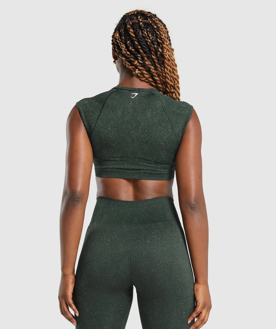 Adapt Fleck Seamless Crop Top