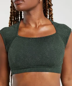 Adapt Fleck Seamless Crop Top