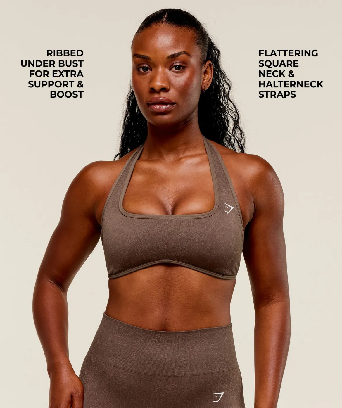 Adapt Fleck x Whitney Halterneck Sports Bra
