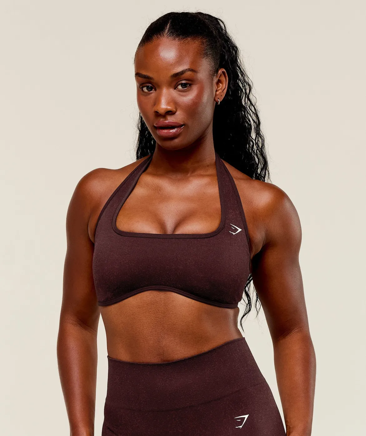 Adapt Fleck x Whitney Halterneck Sports Bra