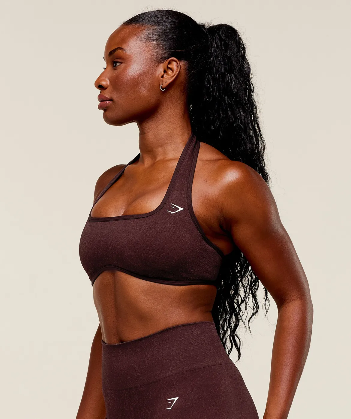 Adapt Fleck x Whitney Halterneck Sports Bra