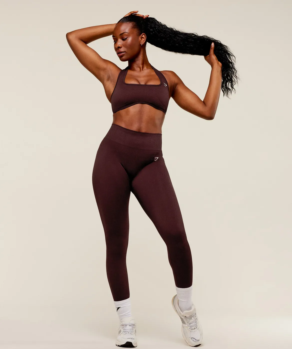 Adapt Fleck x Whitney Halterneck Sports Bra
