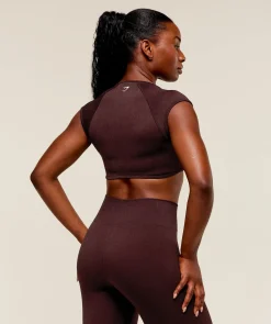 Adapt Fleck x Whitney Short Sleeve Crop Top