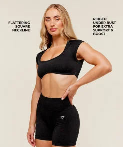 Adapt Fleck x Whitney Short Sleeve Crop Top