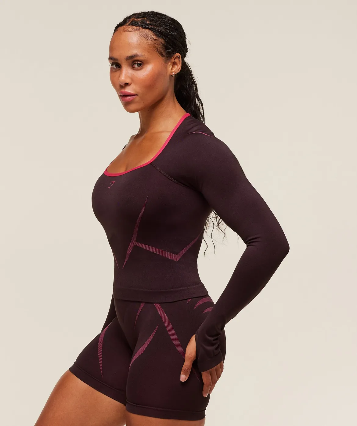 Apex Lift Seamless Long Sleeve Crop Top
