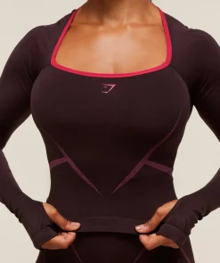 Apex Lift Seamless Long Sleeve Crop Top