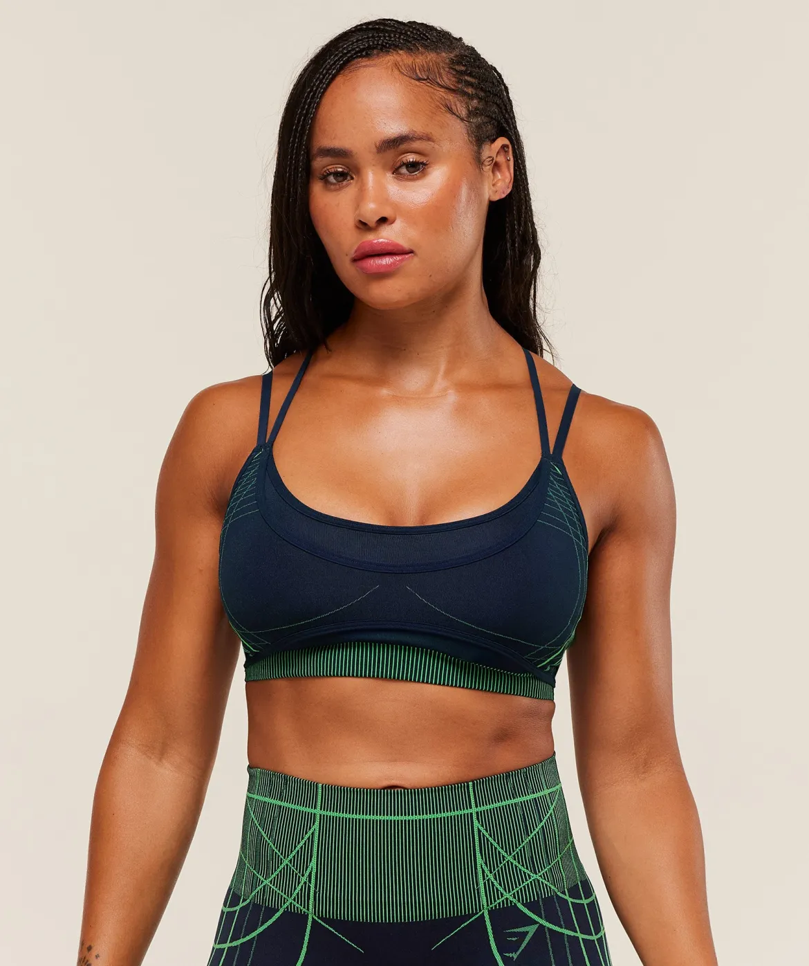 Apex Seamless Strappy Sports Bra