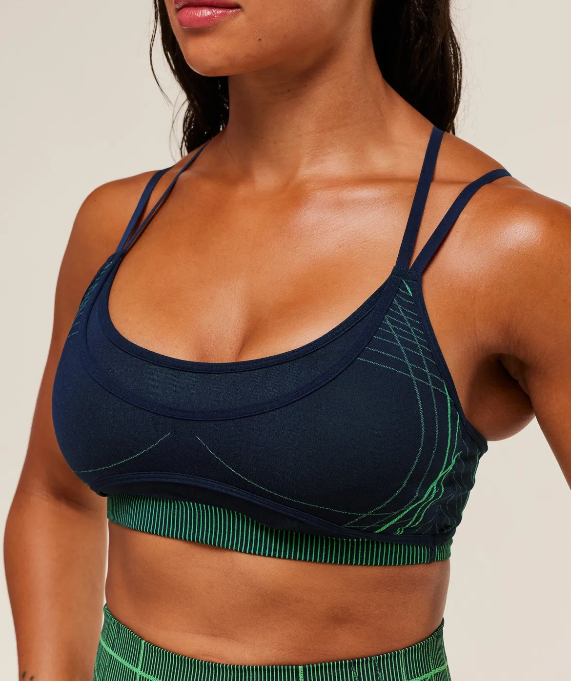 Apex Seamless Strappy Sports Bra