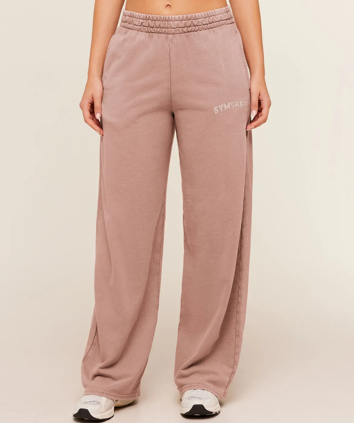 Chainstitch Graphic Wide Leg Joggers