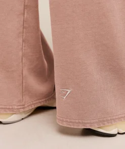 Chainstitch Graphic Wide Leg Joggers