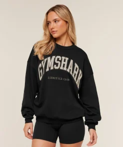 Collegiate Graphic Crew Neck Pullover