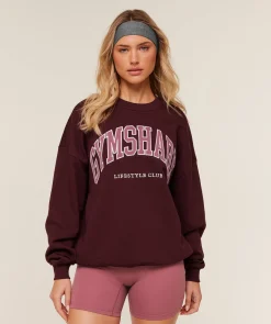 Collegiate Graphic Crew Neck Pullover