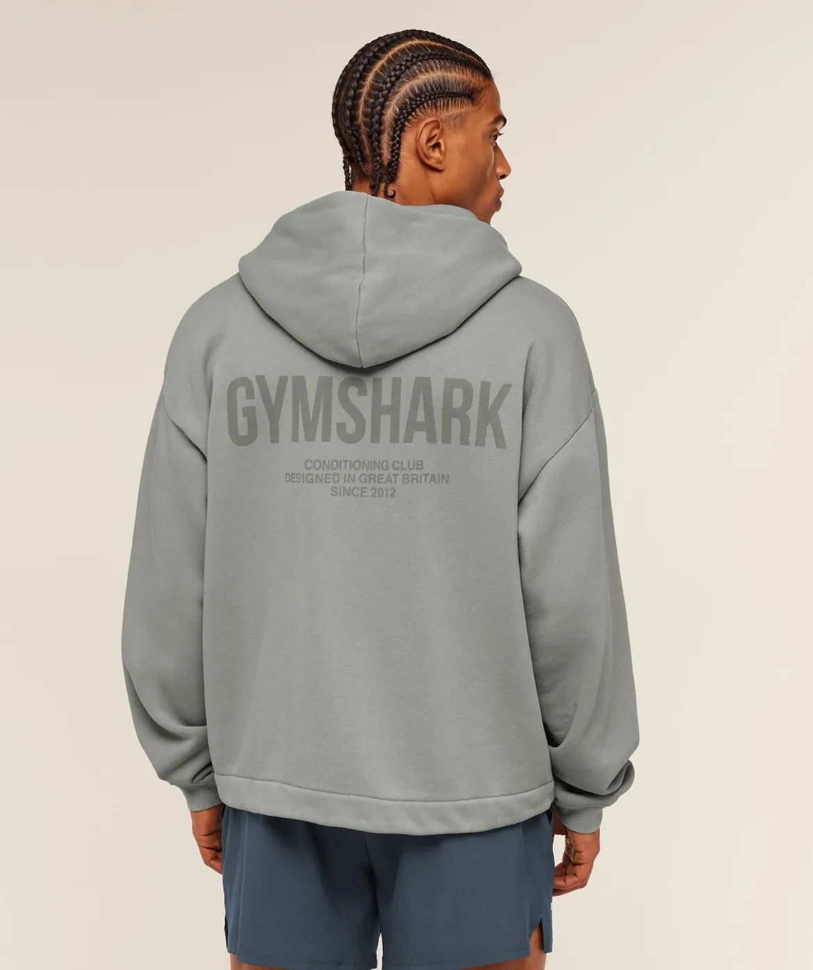 Conditioning Club Washed Zip Through Hoodie