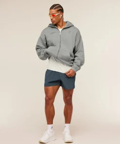 Conditioning Club Washed Zip Through Hoodie