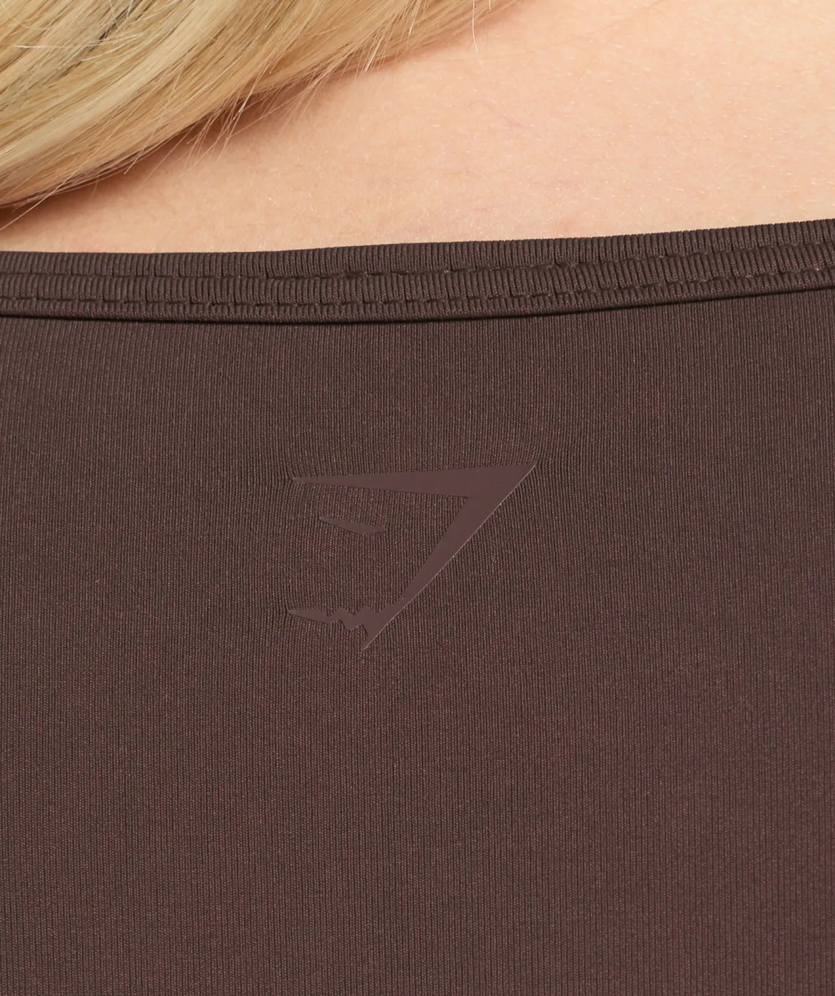 Contrast Seamless Crop Top