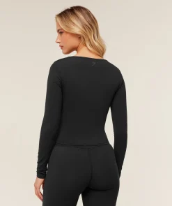 Corset Long Sleeve Crop Top