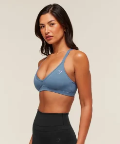 Cotton Blend Racerback Sports Bra