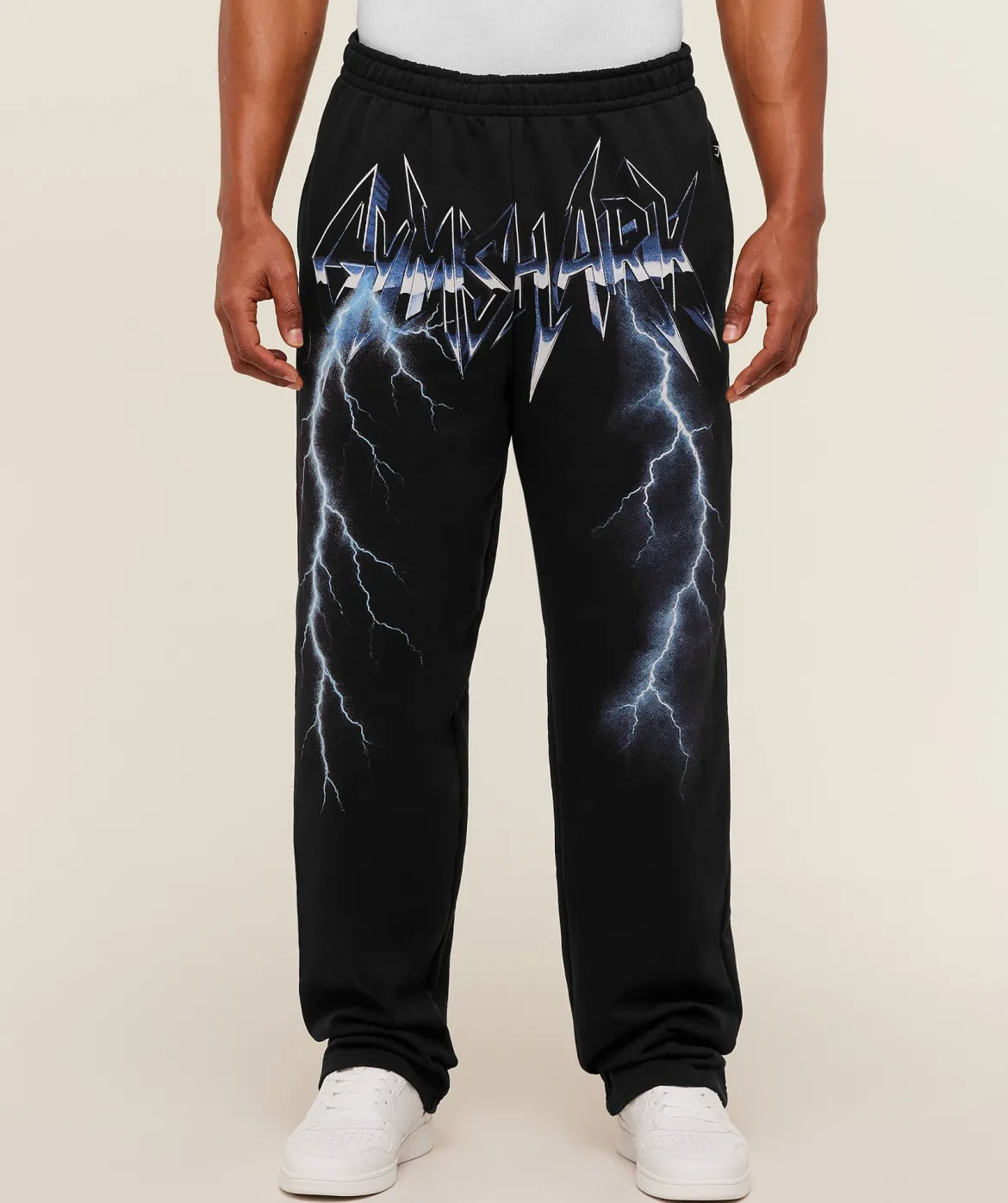 Eagle Band Style Graphic Straight Leg Pants