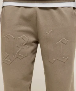 Embossed Straight Leg Joggers