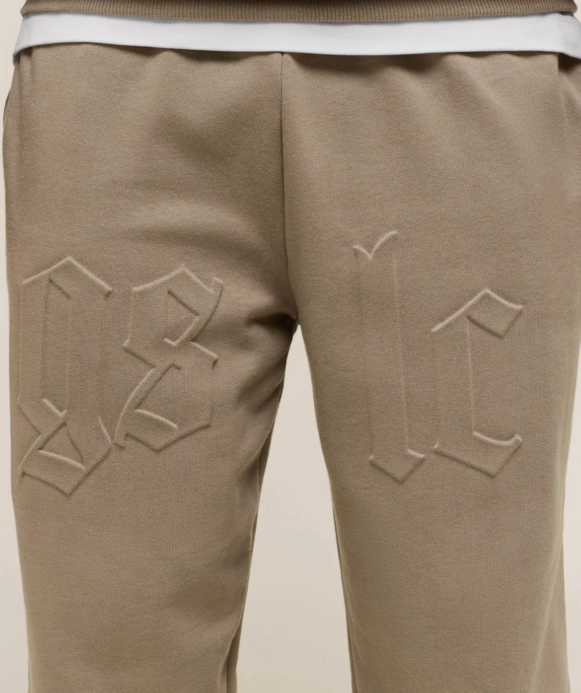 Embossed Straight Leg Joggers