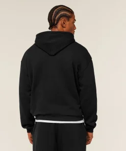 Fade Graphic Zip Through Hoodie
