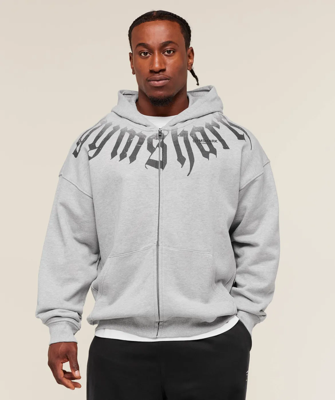 Fade Graphic Zip Up Hoodie