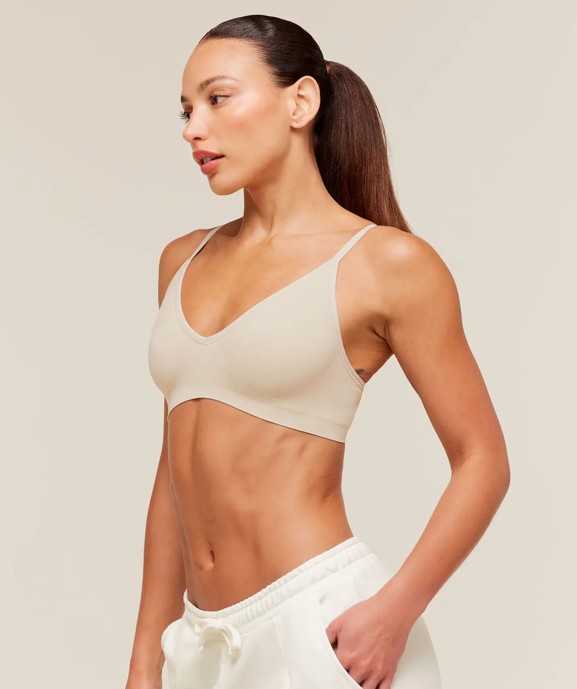 FeatherForm V-Neck Bralette