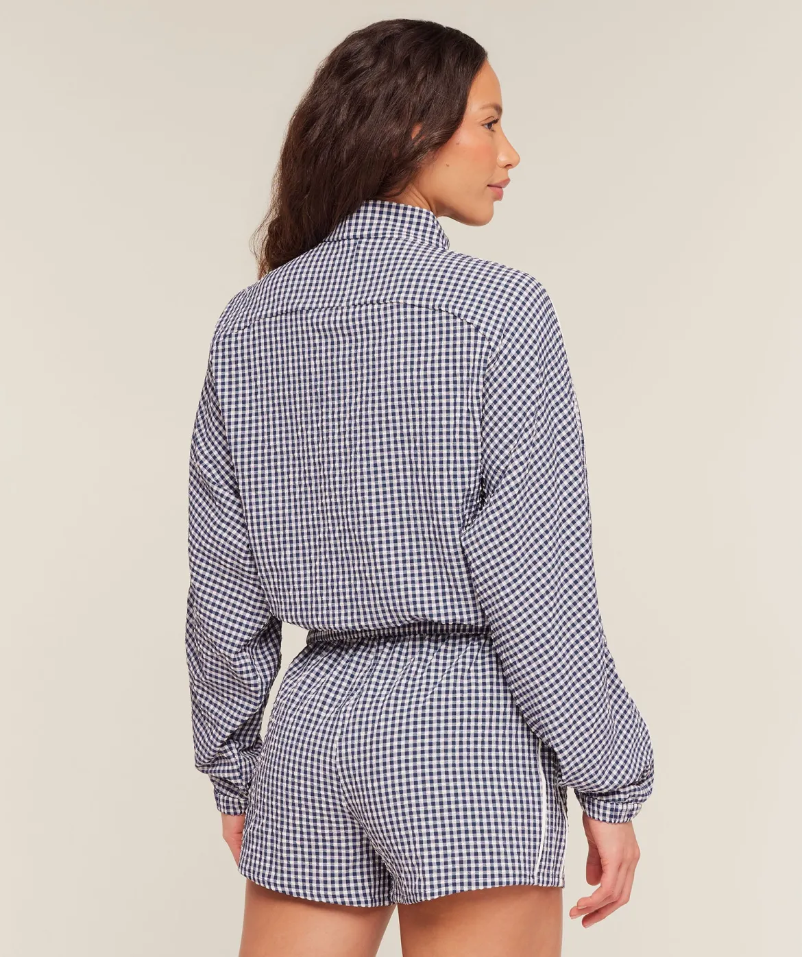 Gingham Track Jacket