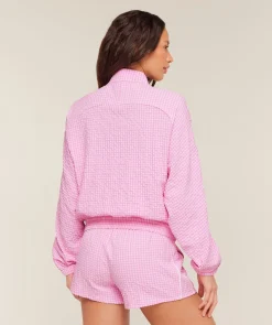Gingham Track Jacket