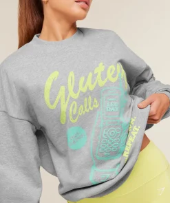 Glutey Calls Graphic Sweatshirt