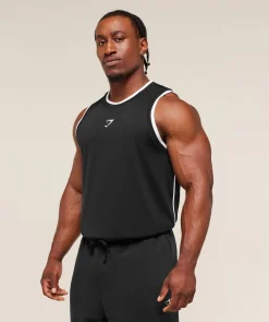 Graphic Basketball Mesh Tank