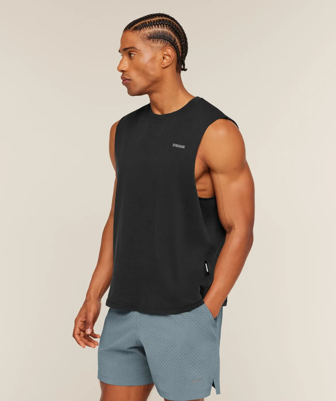 Gymshark x CBUM Washed Sleeveless T-Shirt