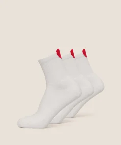 Heart Graphic Midi Socks 3pk