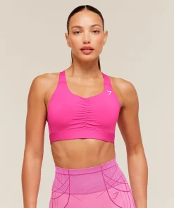 High Support Ruched Sports Bra