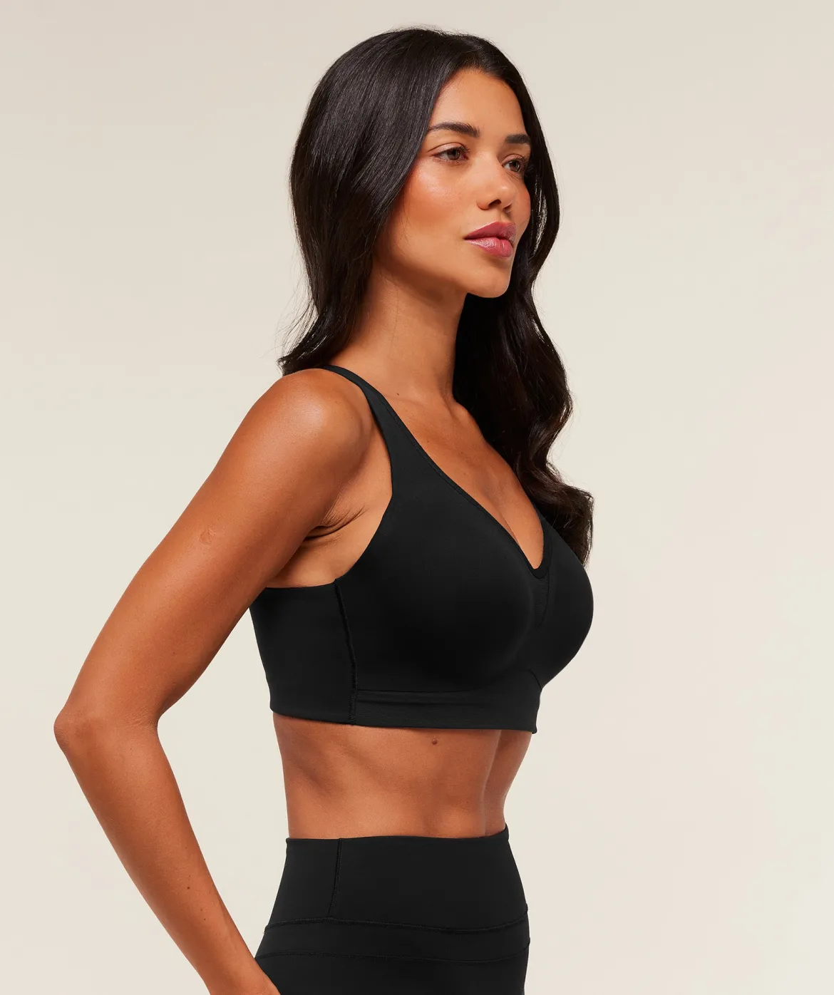 High Support V-Neck Sports Bra