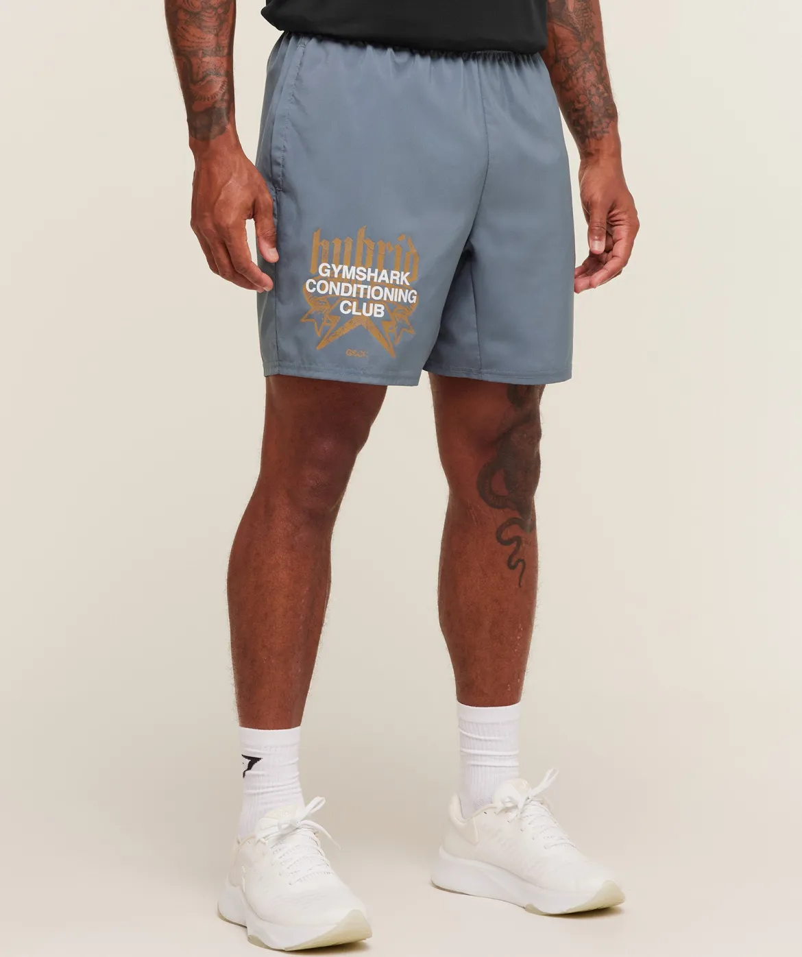 Hybrid Graphic 7" Shorts