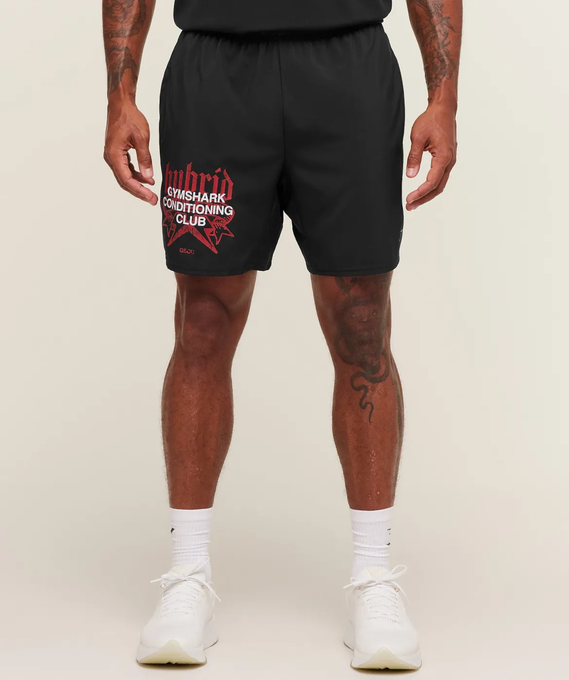 Hybrid Graphic 7" Shorts