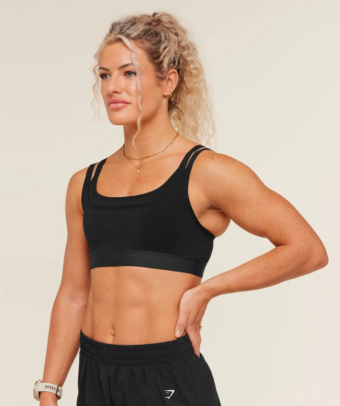 Interval Seamless Medium Support Sports Bra