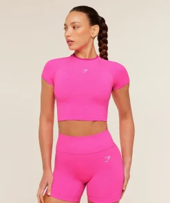 Interval Seamless Short Sleeve Crop Top