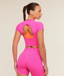 Interval Seamless Short Sleeve Crop Top