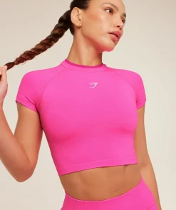 Interval Seamless Short Sleeve Crop Top