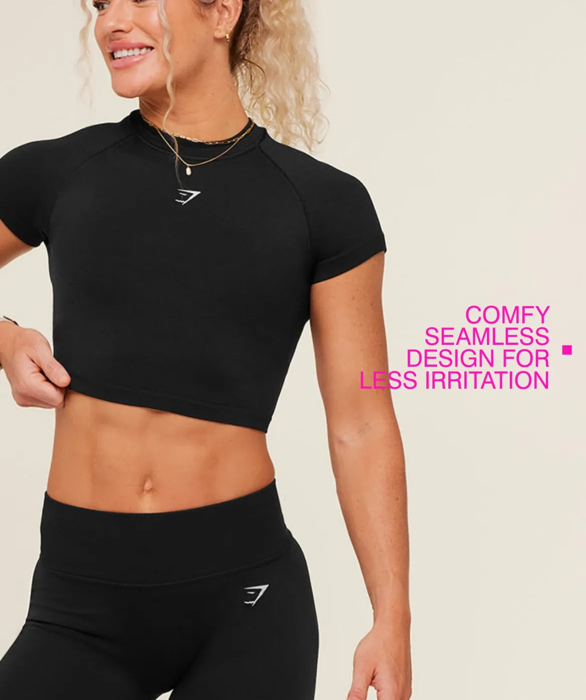 Interval Seamless Short Sleeve Crop Top