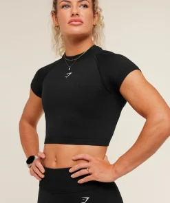 Interval Seamless Short Sleeve Crop Top