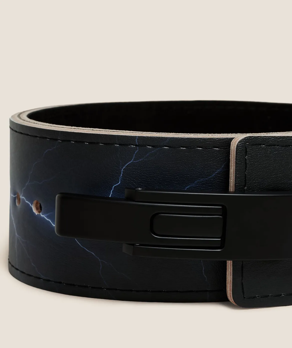 Lightning Graphic Lever Belt
