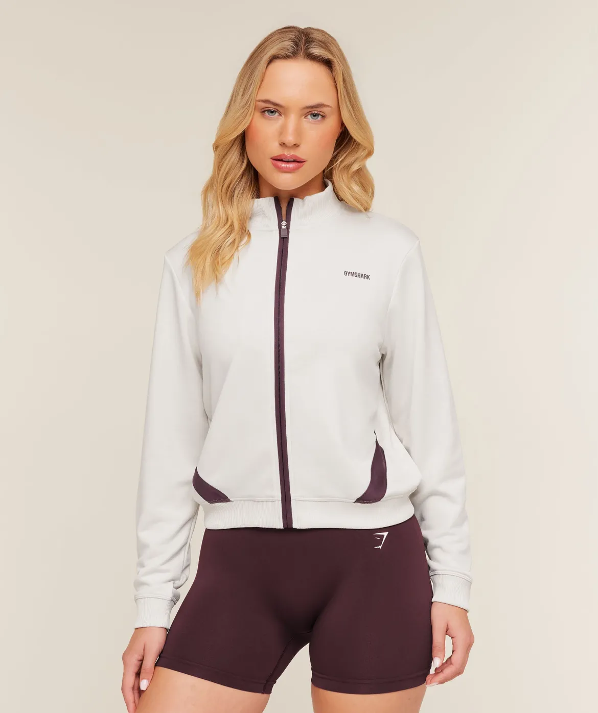 Lightweight Tricot Zip Through Jacket